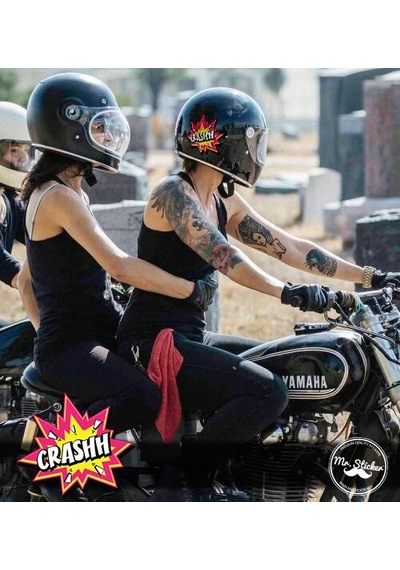 Bay Etiket Cex5 Crashh Cizgi Roman Efekti Sticker