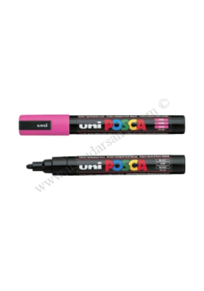 Uni-Ball Posca Su Bazlı Marker Pc-5M Orta Gümüş