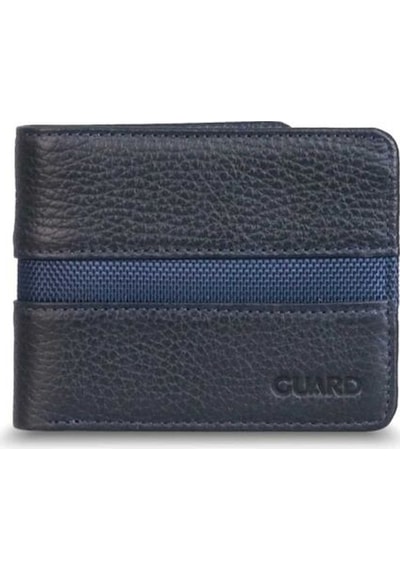 Guard Lacivert Spor Şeritli Deri Erkek Cüzdanı - Grd2403xw22528 Lacivert