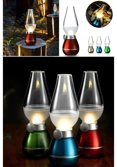 Retro Gaz Lambası Tasarımlı Led Lamba Renk