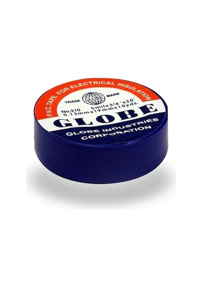 Globe Elektrik İzole Bandı Mavi 19mm 1 Adet