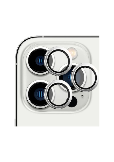 Safeus Safir Temperli Kamera Lens Koruyucu Apple Uyumlu iPhone 13 Pro Max Ve İle Beyaz
