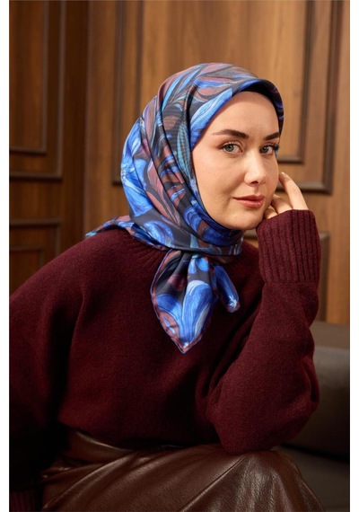 Silk Home Twill İpek Eşarp 11493-05 Koyu Lacivert