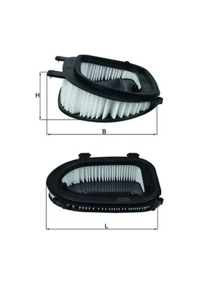 Bmw X6 30d Hava Filtresi 2008-2013 Mahle Lx3541