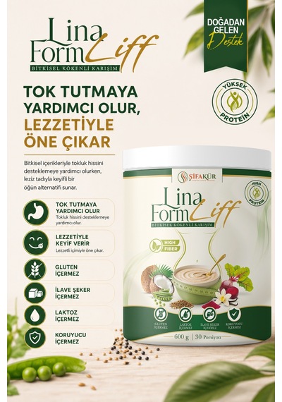 Lina Formliff Yüksek Lifli Bitkisel Ara Öğün Karışımı 600 G İnüli
