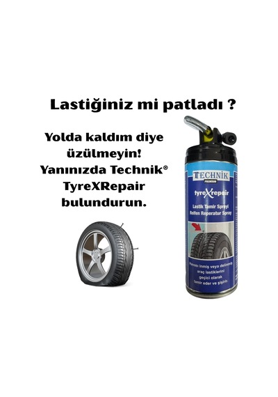 Technik Tyrexrepair Lastik Tamir Kiti Spreyi 400ml