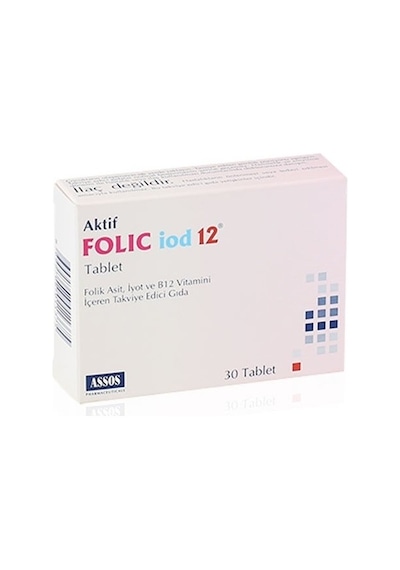 Assos Folic İod 12 30 Tablet