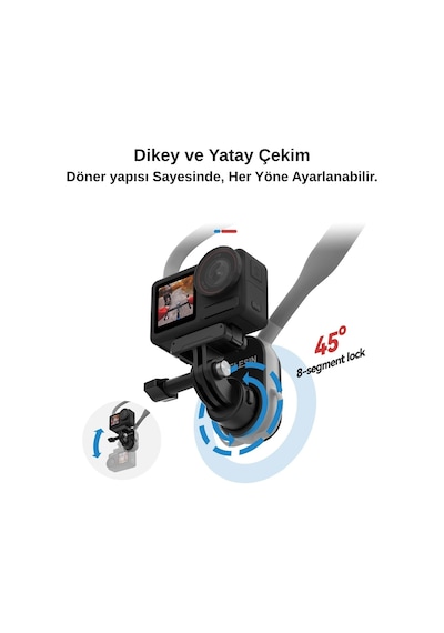 Telesın U Shape Neck Holder 2.0 Max Versiyon , Aksiyon Kameralar Için Boyun Askısı, Gopro, Djı Osmo Action, Insta360 Ace Pro Kameralar İle Uyumlu Telesın U Shape Neck Holder 2.0 Max Versiyon , Aksiyon Kameralar Için Boyun Askısı, Gopro, Djı Osmo Action, Insta360 Ace Pro Kameralar İle Uyumlu