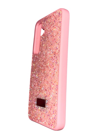 Samsung Galaxy S24 / S25 Yıldız Tozu Premium Pembe Silikon Kılıf