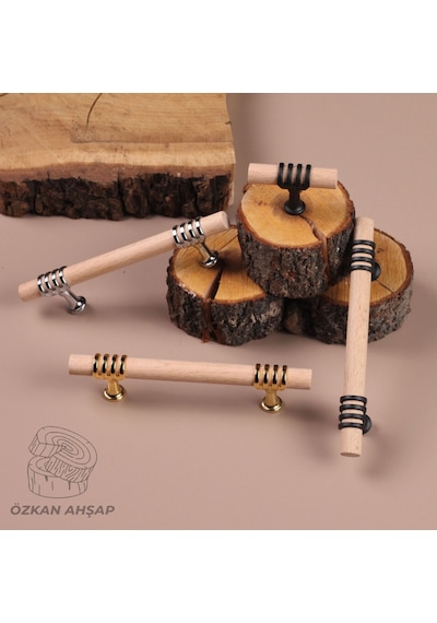 Ahşap Kulp Lüks Country Mutfak Mobilya Dolap Çekmece Kulbu 224 MM