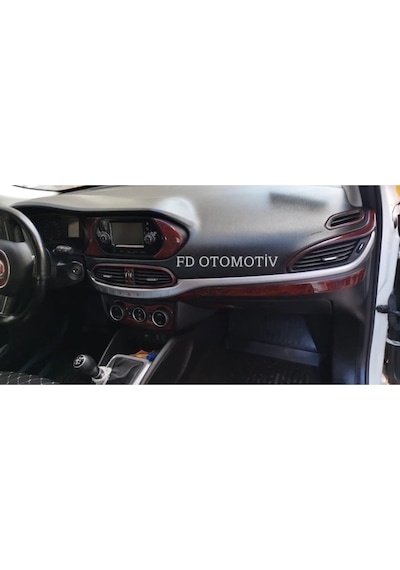 Fiat Egea Full Set Torpido, Konsol, Trim, Göğüs Kaplama Seti Maun Renk
