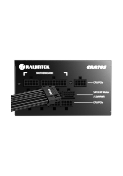 Cratos 850 Black, 80plus Gold, Atx, 850w, Full Modular Power Supply, 5 Years Warranty 0r30b00007