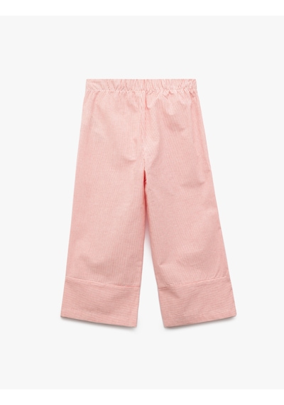 Koton Çizgili Pamuklu Beli Lastikli Bol Kalıp Geniş Paça Pantolon Bordo Çizgili 5smg40037aw Bordo Çizgili Bordo Koton Çizgili Pamuklu Beli Lastikli Bol Kalıp Geniş Paça Pantolon Bordo Çizgili 5smg40037aw Bordo Çizgili Bordo