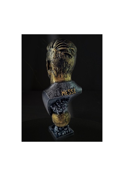 Eselya3d Messi Büst -barcelona Lionel Messi Figür - Messi Hediye Biblo -15cm