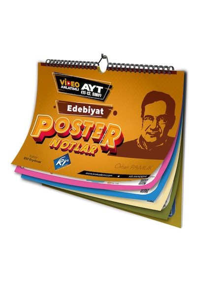Ayt Edebiyat Poster Notlar Kr Akademi Yayınları
