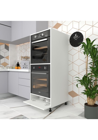 Kenzlife fırın dolabı halime byz 145*60*56 mutfak kapaklı ayaklı