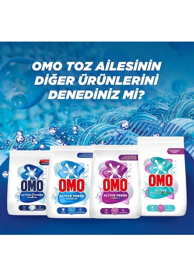 Omo Matik Toz Çamaşır Deterjanı 9kg Beyazlar Ve Renkliler 60 Ykm