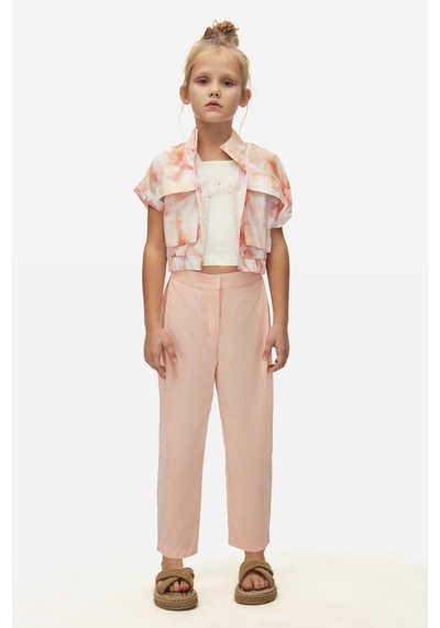 Nk Kids Kız Çocuk Georgia Yelek 38538 Coral Beyaz - Somon