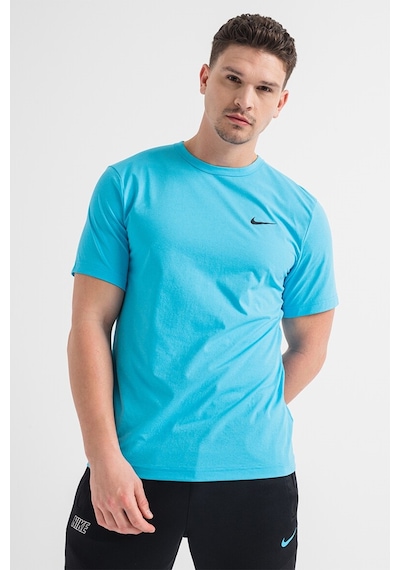 Nike Dri Fit Uv Hyverse Versatile Fitness Training Tshirt Erkek Tişört Mavi