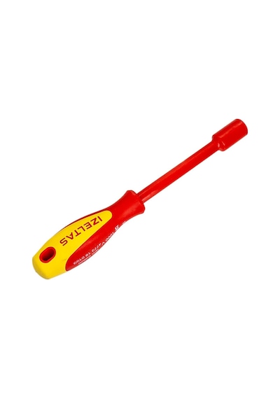 İzeltaş 4773190100 1000V Süngüsü İzoleli Lokma Uçlu Tornavida 10 MM