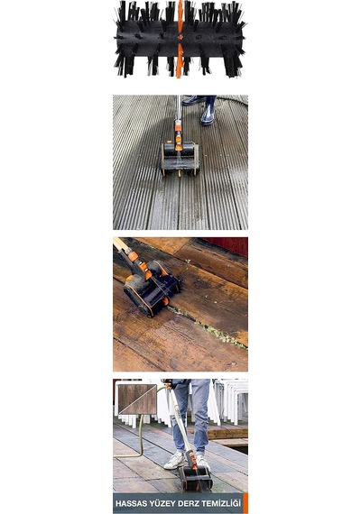 Worx Wa0292 Wg441e Ile Uyumlu Sert Yüzeyler Için 165mm Orta Sert