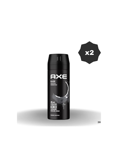 Deodorant Black 150 Ml - 2 Adet