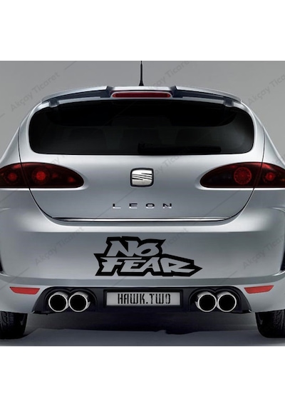 No Fear Sticker Korku Yok Sticker Araba Sticker Oto Sticker