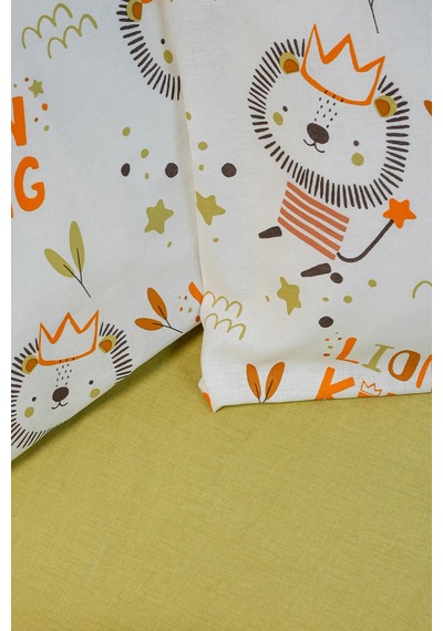 Cotton Collection Pamuk Bebek Nevresim Takımı Lion