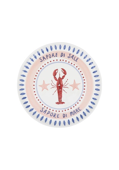 The Mia Italian Summer Servis Tabağı 31 Cm Çok Renkli