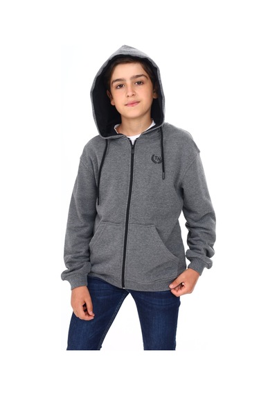 Toontoy Kids Toontoy Erkek Çocuk Kapüşonlu Fermuarlı Cepli Düşük Omuz Baskılı Örme Hırka - 3 İplik Şardonsuz Antrasit Toontoy Kids Toontoy Erkek Çocuk Kapüşonlu Fermuarlı Cepli Düşük Omuz Baskılı Örme Hırka - 3 İplik Şardonsuz Antrasit