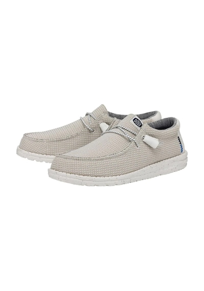 Whıte Sneaker Günlük Erkek Hd.40403 Hey Dude Wally Sport Mes Beyaz