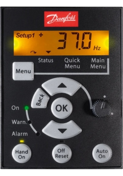 132b0101 Danfoss Lcp 12 Vlt Fc 51 Micro Drive Sürücü Ekranı Panel