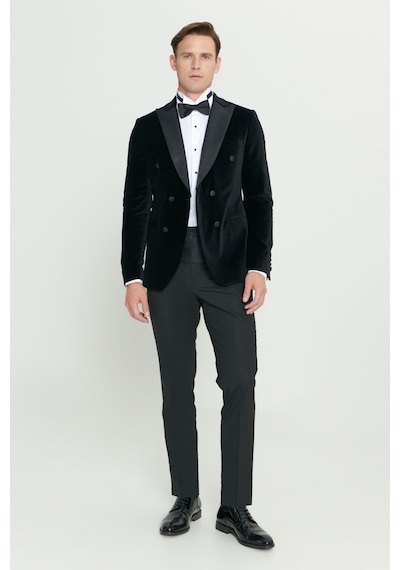 Altınyıldız Classıcs Erkek Sıyah Slim Fit Dar Kesim Kırlangıç Yaka %100 Pamuk Kadife Smokin Takım Siyah Altınyıldız Classıcs Erkek Sıyah Slim Fit Dar Kesim Kırlangıç Yaka %100 Pamuk Kadife Smokin Takım Siyah