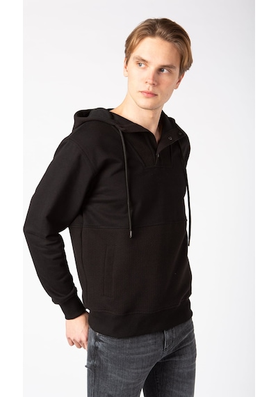 Vigoss Erkek Kapşonlu Sweatshırt 62136-30034 SIYAH