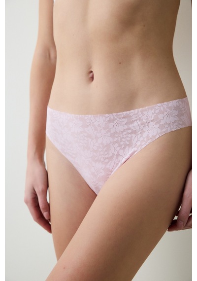 Penti Invisible Laser Cut Lacy Slip Açık Pembe Külot