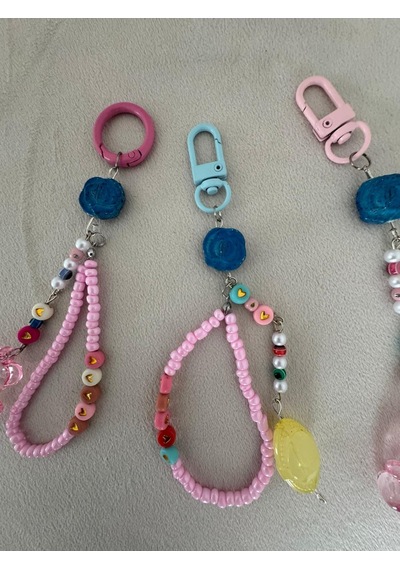 Pembe Çanta Anahtarlık Charmı