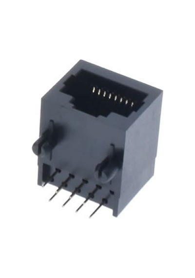 8P8C Plastik Rj45 Soket Ethernet Bağlantı Soketi 8 Pin Pcb Montaj