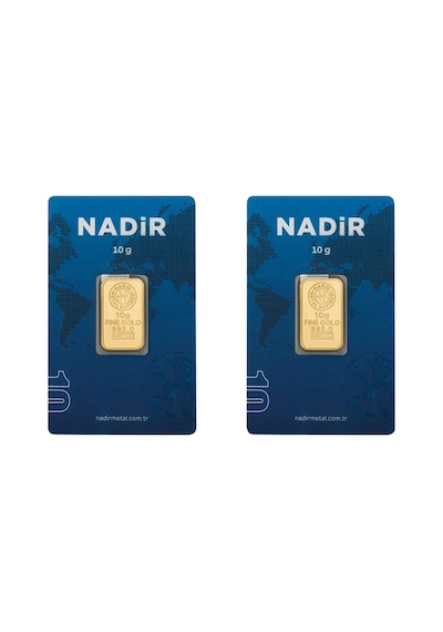 2 Adet 10 Gr 24 Ayar Altın 995