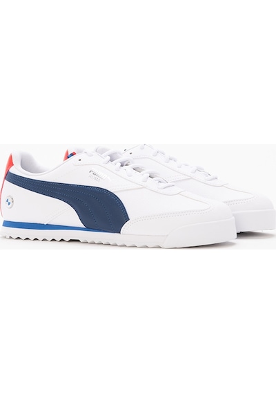 Puma Bmw Mms Roma Via Erkek Günlük Spor Ayakkabı 30709902 Beyaz - Mavi - Kırmızı