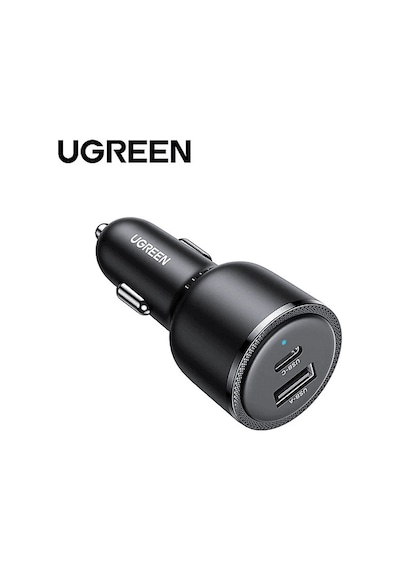 Ugreen 63 W 2 Portlu Araç İçi Şarj Cihazı Çakmaklık Adaptörü