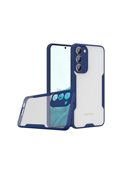 Samsung Uyumlu Galaxy S23 Plus Kılıf Platin Silikon - Lacivert Diğer