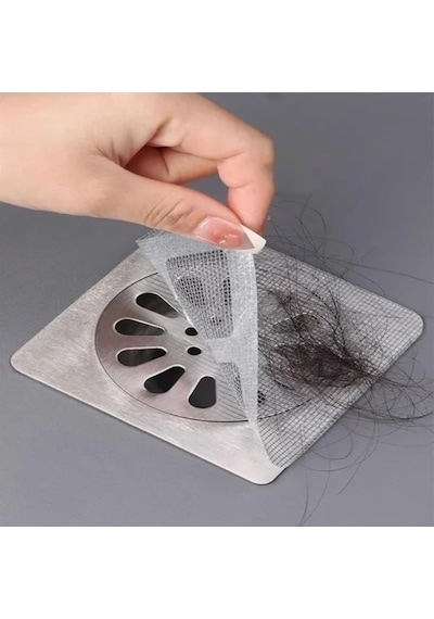 Banyo, Mutfak Ve Lavabo Gider Süzgeci - 10 Adet, Haşere Önleyici 0.2mm Kenar Kalınlığı