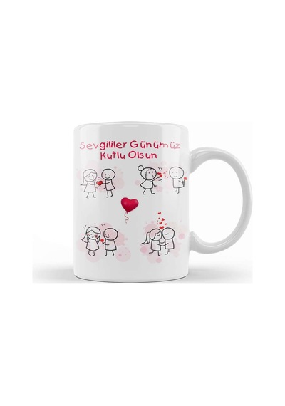 En Çok Satılan Sevgililer Günü Sevgiliye Hediye Kupa Bardak Porselen Karışık