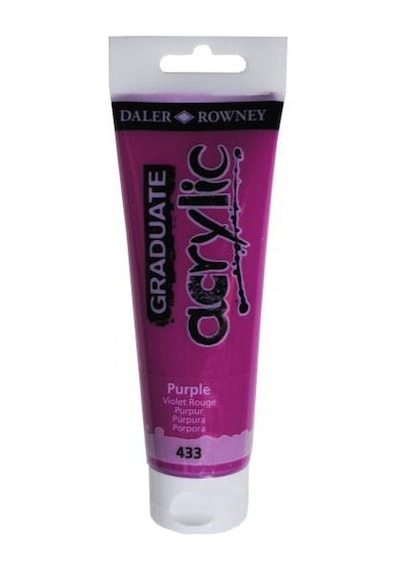 Daler Rowney 433 Graduate Akrilik Boya Purple 120 ML