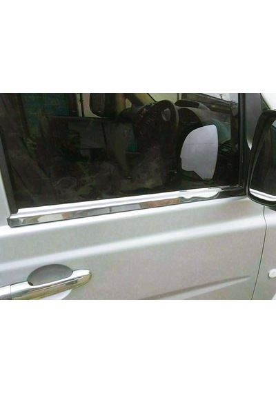 Mercedes Vito W639 Krom Cam Çıtası 2 Prç P.çelik 2003-2014 Arası