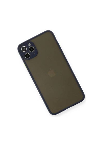 Apple iPhone Uyumlu. 11 Pro Max Kılıf Montreal Silikon Kapak - Lacivert