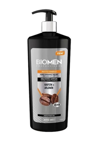 Bıomen Şampuan 1000ml. Kafein+arjinin Tüm Saç Tipleri