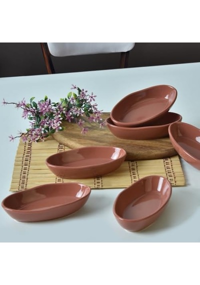 Kızıl Kahve Deniz Çerezlik 14 Cm 6 Adet 607
