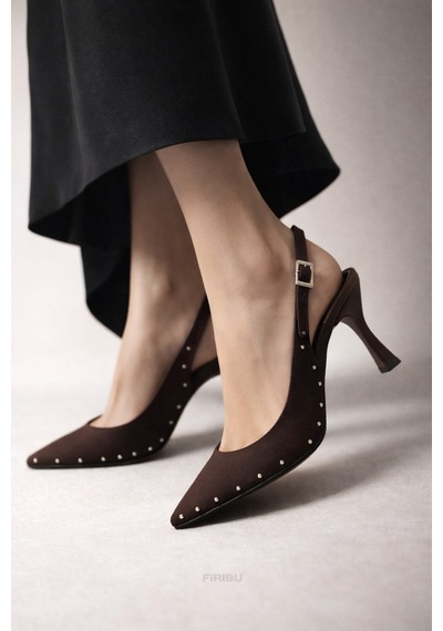 Firibu Kadın Kahverengi Slingback Stiletto Topuklu Ayakkabı Şık Davet Ofis Günlük Zarif Rahat Trend Arıcı-103 Firibu Kadın Kahverengi Slingback Stiletto Topuklu Ayakkabı Şık Davet Ofis Günlük Zarif Rahat Trend Arıcı-103