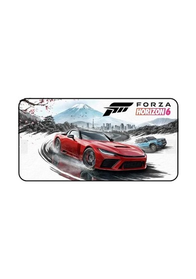 Azemax 3mm 80x40 Oyuncu Mouse Pad Forza 2 Desenli Speed Yüzey Dikişli